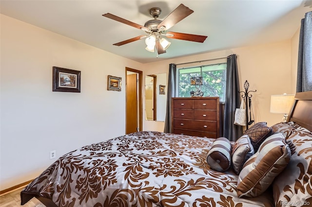 6436 Otis St, Arvada, CO 80003 - bedroom with a ceiling fan