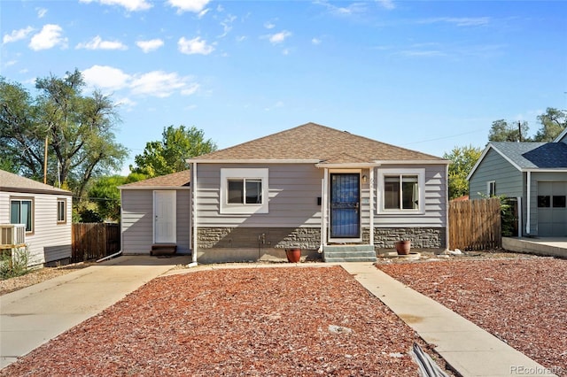 view of bungalow-style house