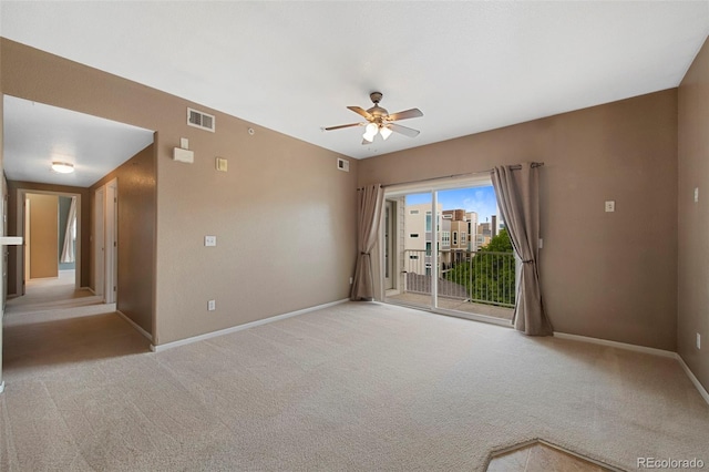 15700 E Jamison Dr Unit 3-307, Englewood, CO 80112 - spare room featuring carpet flooring, ceiling fan, and baseboards