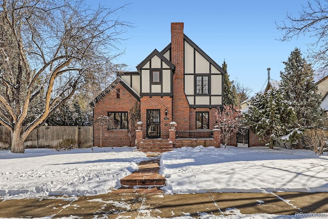 view of tudor house