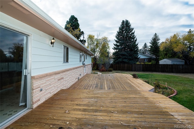 8895 Morton Rd, Niwot, CO 80503 - wooden deck with a fenced backyard