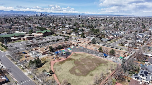 110 Forest St, Denver, CO 80220 - aerial view with a residential view and a mountain view