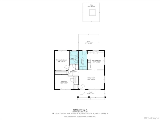 916 E Ln Salle St, Colorado Springs, CO 80907 - room layout