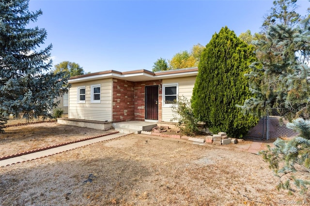 view of ranch-style home