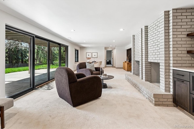 5290 Nassau Cir E, Cherry Hills Village, CO 80113 - living area with light colored carpet and recessed lighting