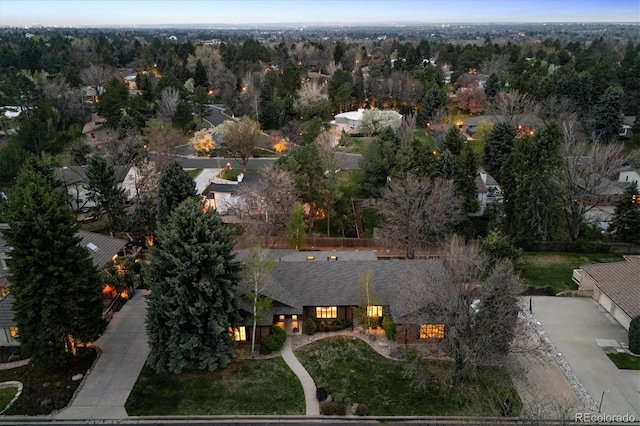 5290 Nassau Cir E, Cherry Hills Village, CO 80113 - bird's eye view with a residential view