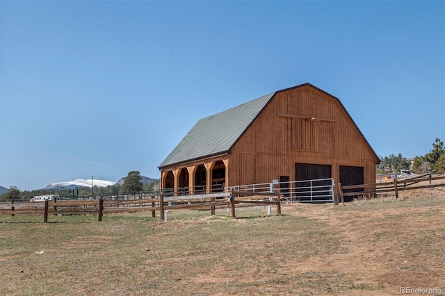 1740 County Road 72, Bailey, CO 80421 - view of barn with a rural view and an exterior structure