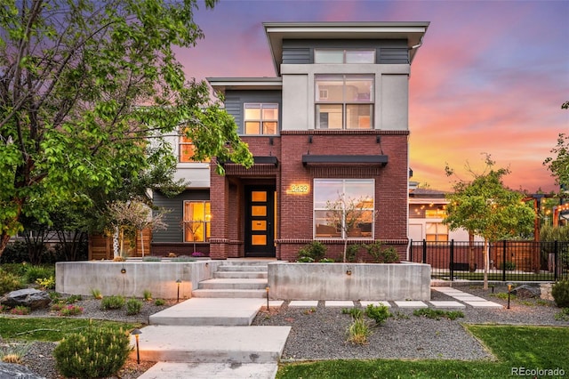 3439 Uinta St, Denver, CO 80238 - contemporary house featuring brick siding