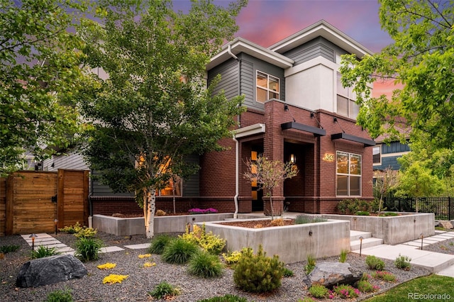 3439 Uinta St, Denver, CO 80238 - contemporary house featuring brick siding