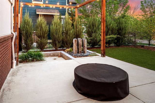 3439 Uinta St, Denver, CO 80238 - view of patio featuring a fire pit