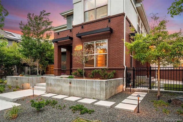 3439 Uinta St, Denver, CO 80238 - view of front facade with brick siding