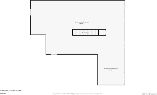 3144 Stevens Cir N, Erie, CO 80516 - view of property floor plan