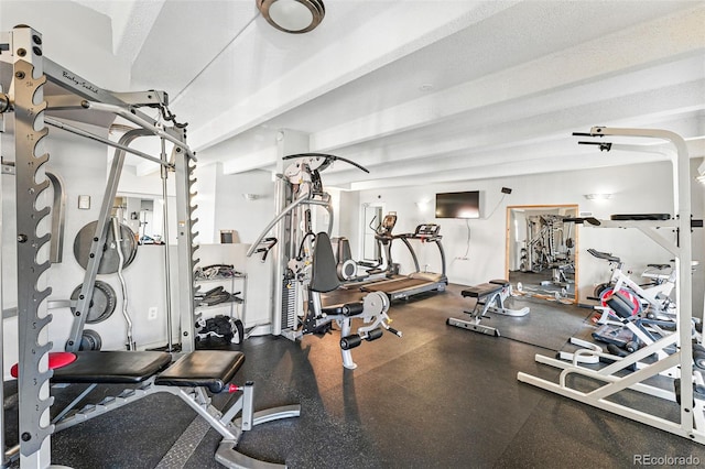 view of gym