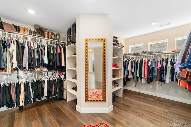 19429 W 88th Dr, Arvada, CO 80007 - walk in closet with wood finished floors