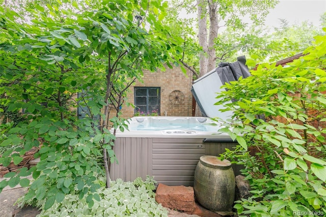 3701 Eliot St, Denver, CO 80211 - view of yard featuring a hot tub