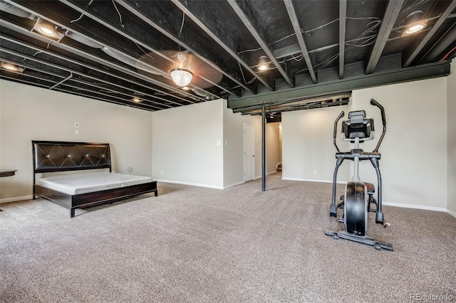 3620 Sandoval St, Brighton, CO 80601 - finished basement featuring carpet and baseboards