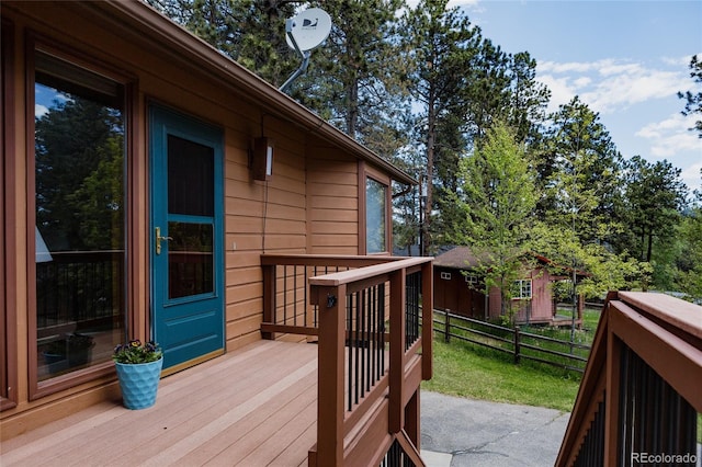 29101 Drexel Spur, Evergreen, CO 80439 - view of wooden terrace