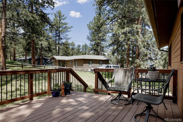 29101 Drexel Spur, Evergreen, CO 80439 - view of deck