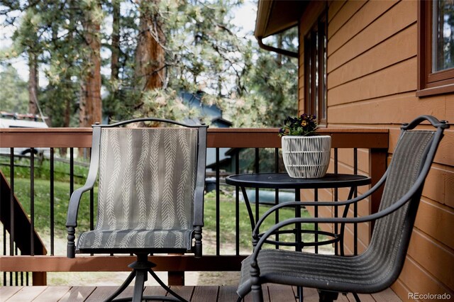 29101 Drexel Spur, Evergreen, CO 80439 - view of balcony