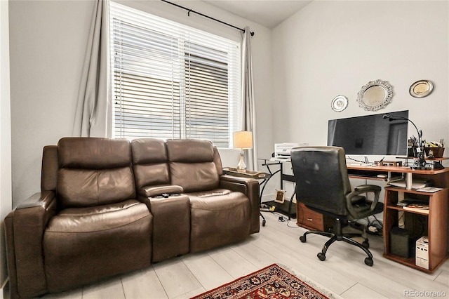12258 Hazel Spruce Ct, Parker, CO 80134 - office space with light wood-style flooring
