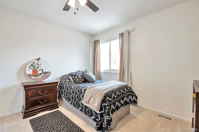 9371 Desert Willow Trl, Highlands Ranch, CO 80129 - carpeted bedroom featuring baseboards and a ceiling fan