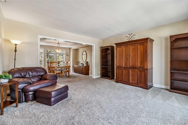 2154 S Parfet Dr, Lakewood, CO 80227 - living area with light colored carpet and baseboards