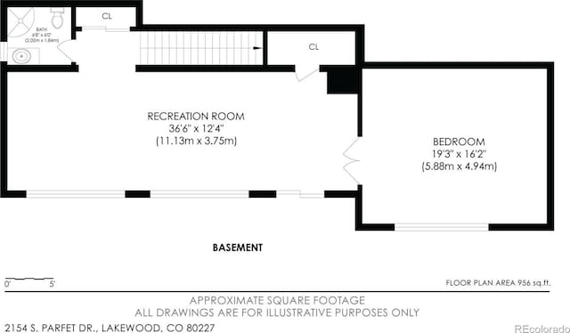 2154 S Parfet Dr, Lakewood, CO 80227 - room layout