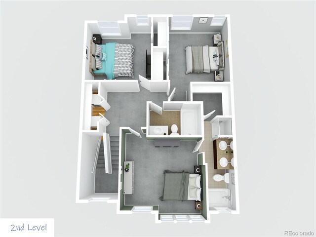 3680 S Beeler St Unit 5, Denver, CO 80237 - property floor plan