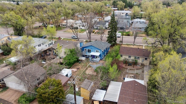 1617 W Boulder St, Colorado Springs, CO 80904 - aerial perspective of suburban area