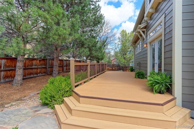 2901 Madison Ln, Broomfield, CO 80023 - deck with a fenced backyard
