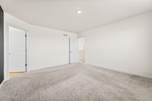 empty room with light carpet