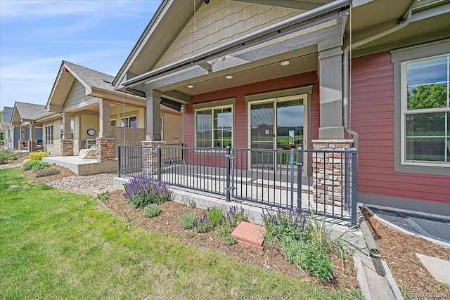 1130 Summit View Dr, Louisville, CO 80027 - view of exterior entry featuring a porch