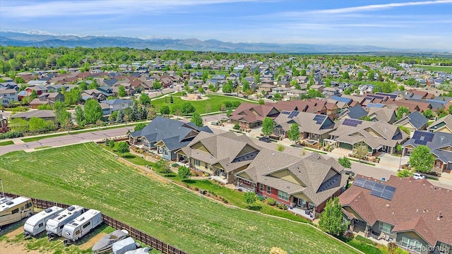 1130 Summit View Dr, Louisville, CO 80027 - aerial view of residential area with a mountain backdrop