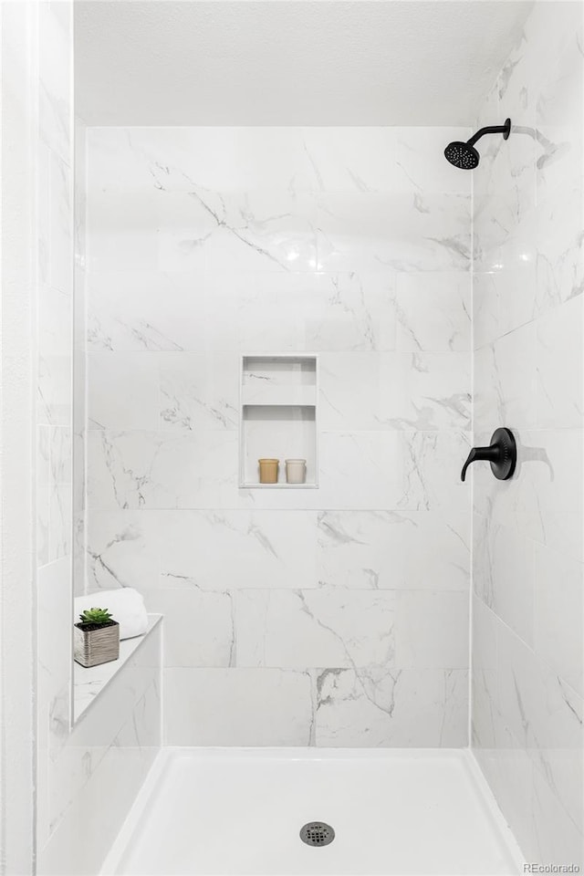 3328 S Danube St, Aurora, CO 80013 - full bath featuring tiled shower
