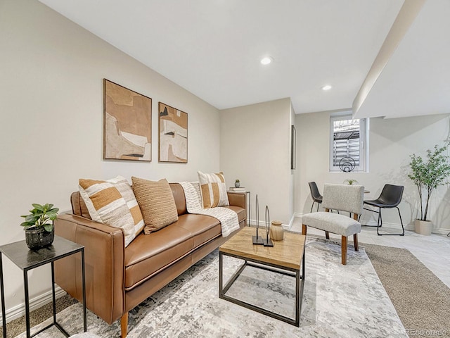 732 Poplar St, Denver, CO 80220 - living room with baseboards and recessed lighting