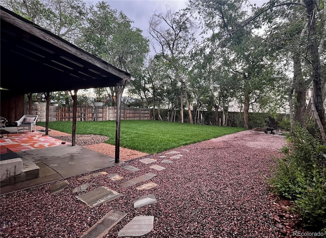 2514 E Bijou St, Colorado Springs, CO 80909 - view of yard with a patio area