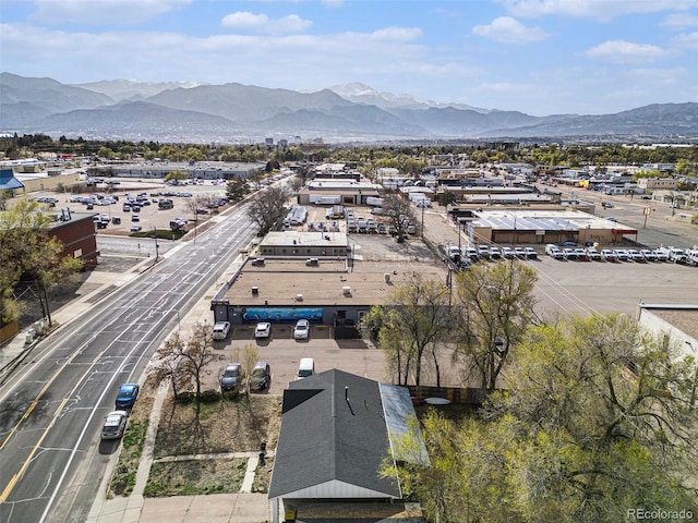 2514 E Bijou St, Colorado Springs, CO 80909 - bird's eye view of a mountain backdrop