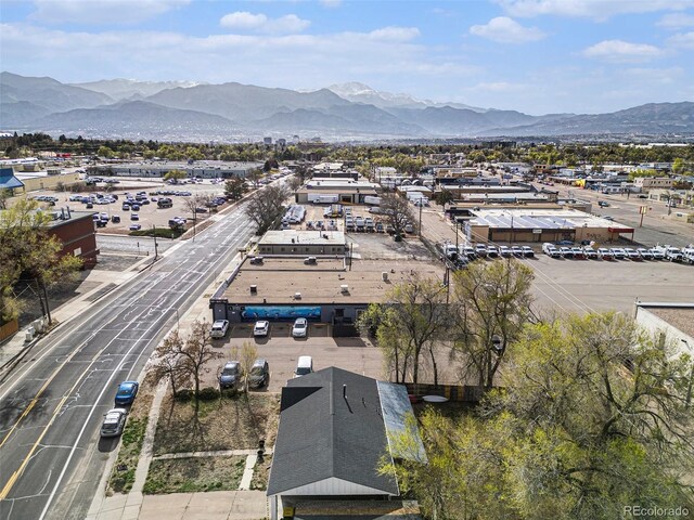 2514 E Bijou St, Colorado Springs, CO 80909 - bird's eye view of a mountain backdrop