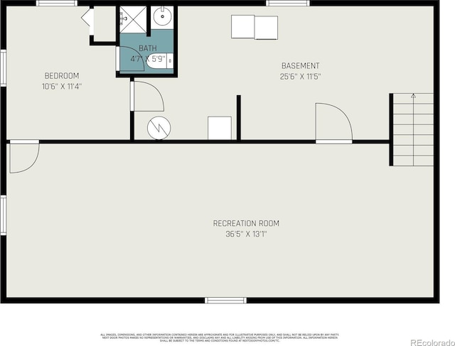 2514 E Bijou St, Colorado Springs, CO 80909 - property floor plan
