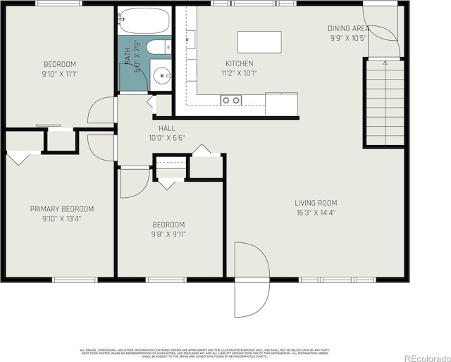 2514 E Bijou St, Colorado Springs, CO 80909 - floor plan / room layout