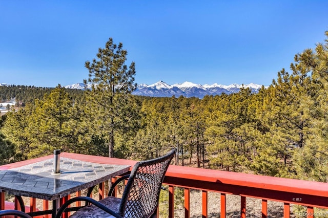 31 Black Fawn Ln, Westcliffe, CO 81252 - property view of mountains featuring a view of trees