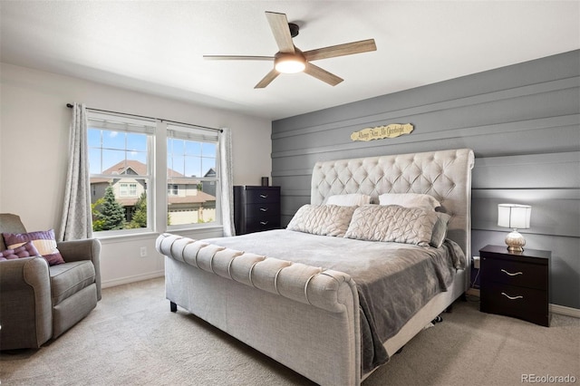 6471 S Ider St, Aurora, CO 80016 - bedroom with light carpet and a ceiling fan