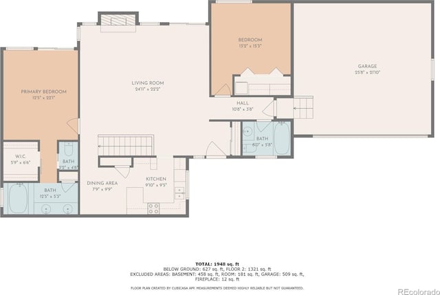 11186 E Baltic Dr, Aurora, CO 80014 - property floor plan