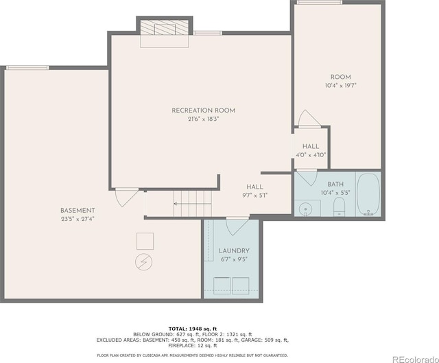 11186 E Baltic Dr, Aurora, CO 80014 - home floor plan