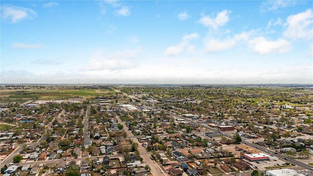 drone / aerial view featuring a residential view