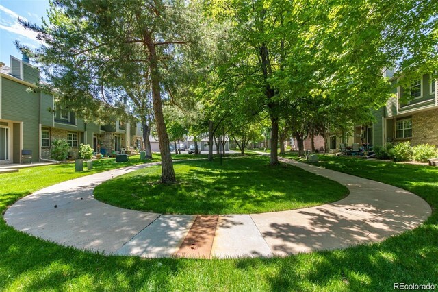 3407 S Ammons St Unit 20-2, Lakewood, CO 80227 - view of property's community featuring a yard