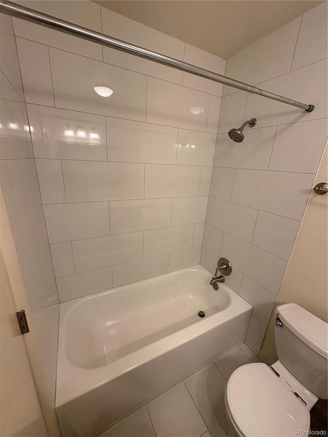 6905 Mariposa St Unit B, Denver, CO 80221 - bathroom with toilet and tub / shower combination