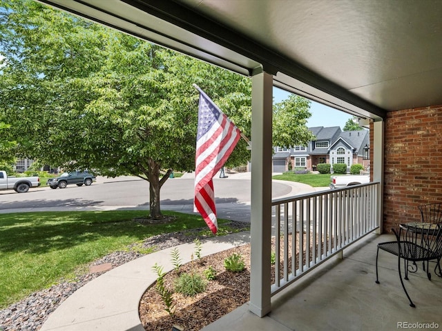 8953 W Brandt Pl, Littleton, CO 80123 - porch with a residential view