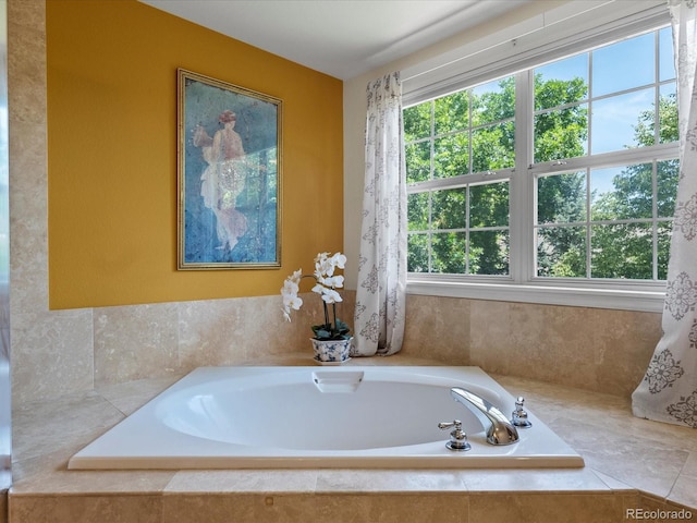 8953 W Brandt Pl, Littleton, CO 80123 - bathroom featuring healthy amount of natural light and a garden tub