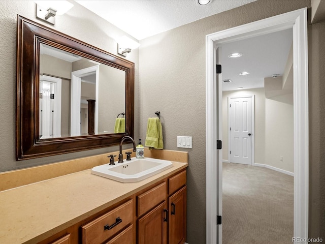 8953 W Brandt Pl, Littleton, CO 80123 - bathroom with vanity and recessed lighting
